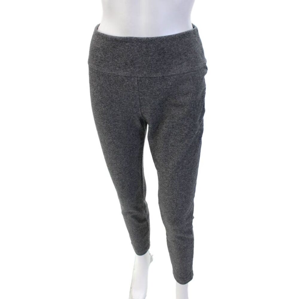 Theory Womens Ankle Jegging Pants Dark Gray Size M